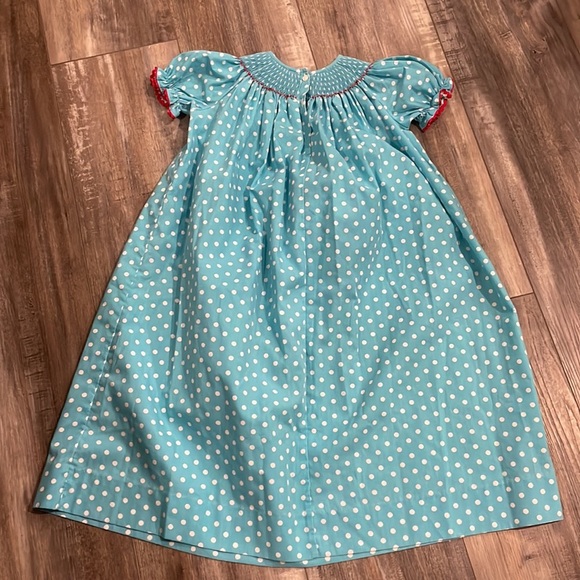 SWEET TEA Disney Minnie Mickey Polkadot Smocked Dress - Picture 5 of 8